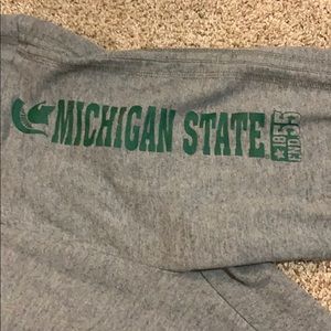 Grey Michigan state sweatpants